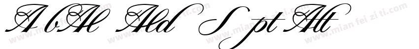 Ambassador Script Alts字体转换